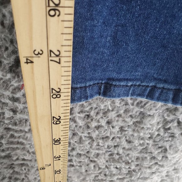 Allison Daley Jeans Woman 20WR Blue Pull-On Elastic Waist Stretch Denim - Picture 6 of 8